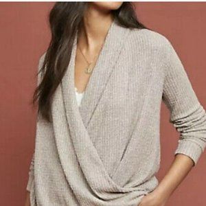 Anthropologie Woodruff Wrap Top
